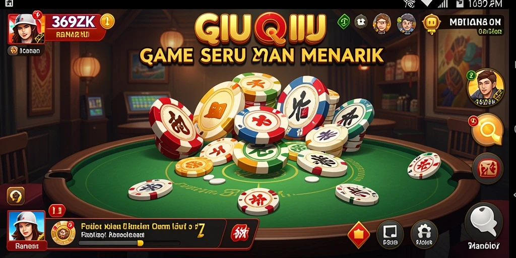 Tampilan gameplay QiuQiu yang menarik dan penuh aksi.