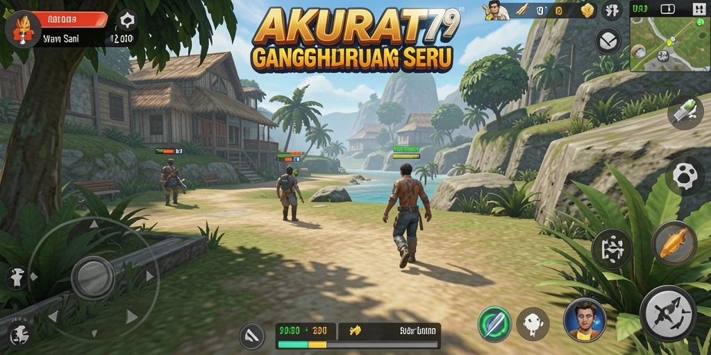 Tangkapan layar menunjukkan gameplay seru dan menantang dari AKURAT79.
