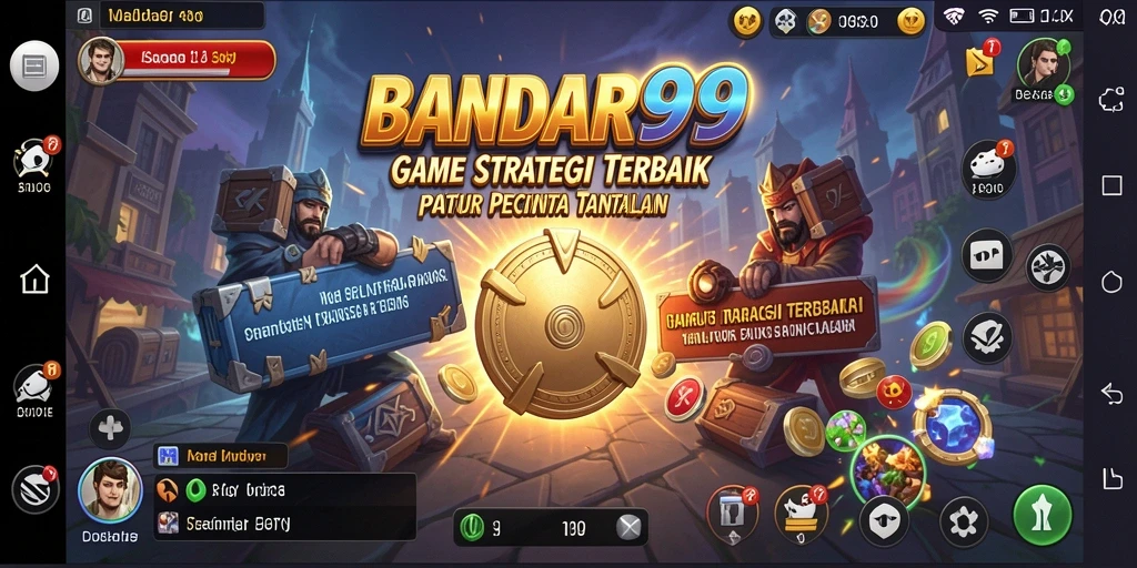 Tampilan gameplay strategis BANDAR99 yang menantang dan mendebarkan.