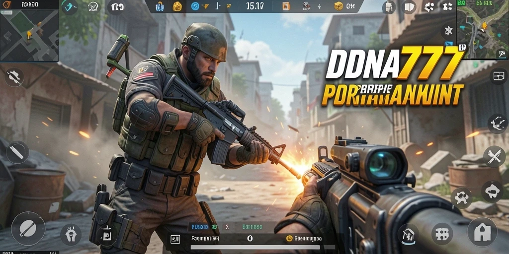 Screenshot menampilkan aksi intens dari gameplay DNA777 yang luar biasa.