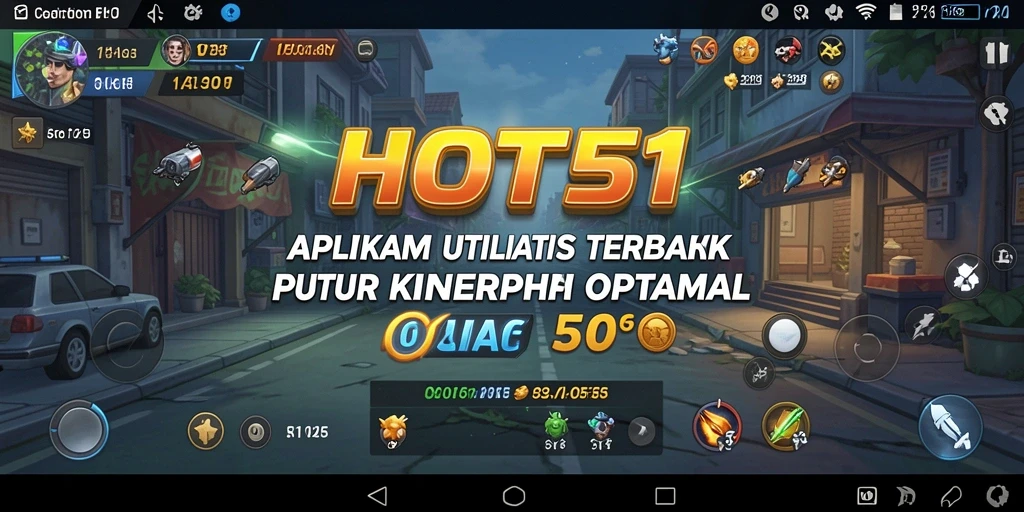 Tampilan antarmuka HOT51 yang modern dan intuitif untuk pengguna.