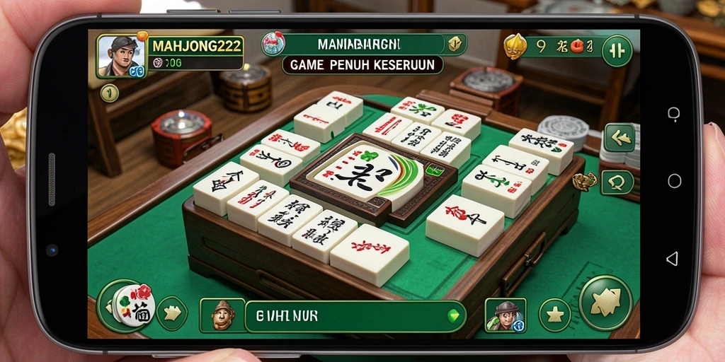 Screenshot gameplay <strong>MAHJONG222</strong> yang menampilkan pengalaman memancing yang seru.
