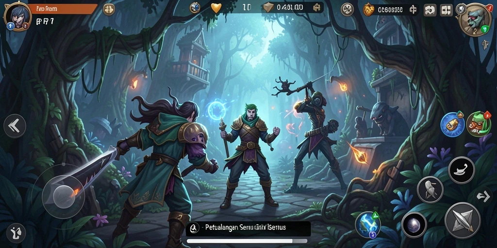 Screenshot gameplay PP7 yang menunjukkan eksplorasi mendebarkan.