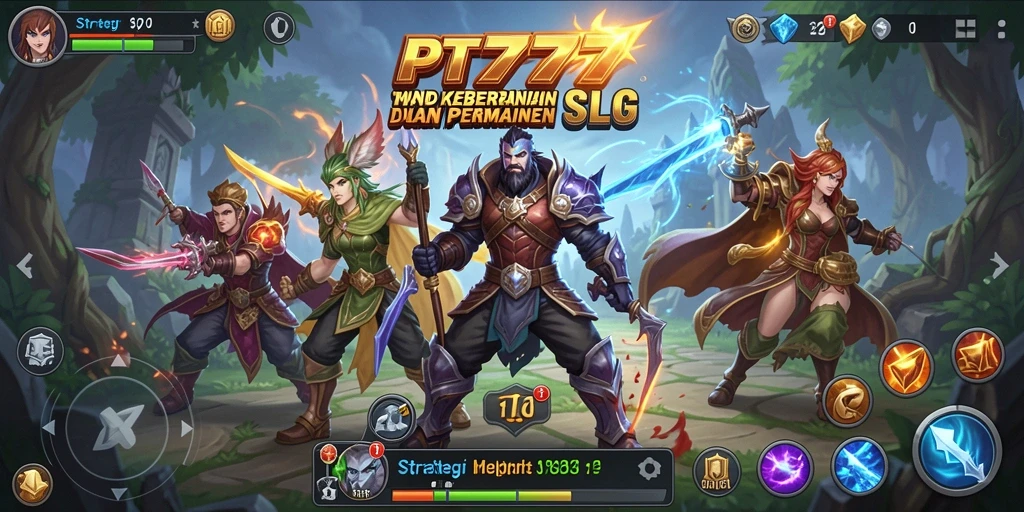 Gameplay PT777 yang seru dan mendebarkan dalam mode SLG.