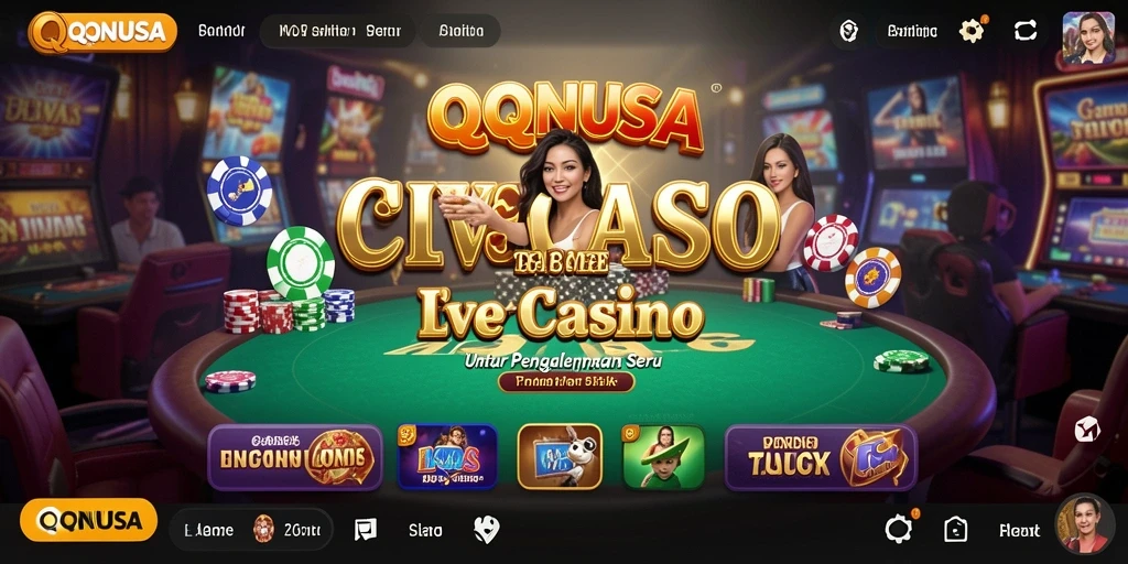 Gameplay Live Casino yang mendebarkan di QQNUSA