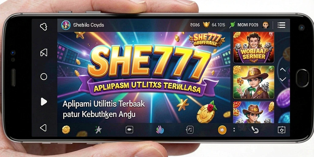 Tampilan antarmuka SHE777 yang bersih dan fungsional.