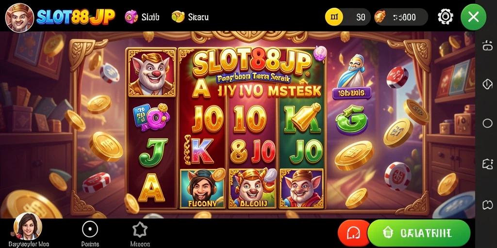Tampilan gameplay seru dan menarik dari SLOT88JP.