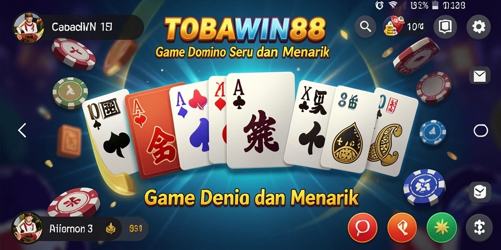 Tampilan gameplay seru TOBAWIN88 dengan teman-teman.