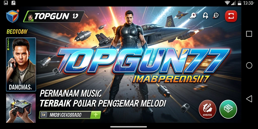 Gameplay <strong>TOPGUN77</strong> yang mengasyikkan memadukan musik dan tantangan.