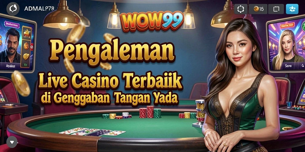 Gameplay Live Casino yang menarik dengan interaksi nyata.